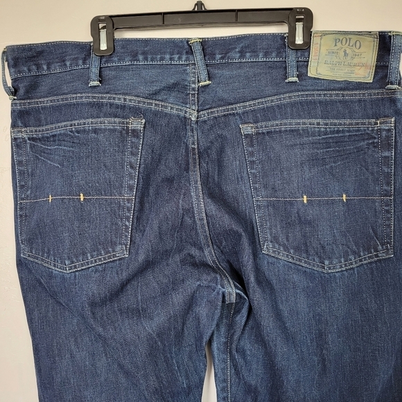 Polo Ralph Lauren Jeans Dark Wash Denim Men's 41" - Picture 4 of 7